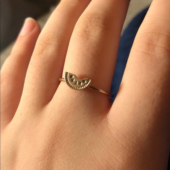 Gold watermelon ring - Picture 2 of 2